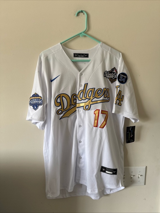 Nike Other - Men’s Nike Shohei Ohtani #17 LA Dodgers 2025 Gold Collection Limited Jersey Sz L